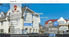 Desktop Screenshot of familyclubhotel.hu